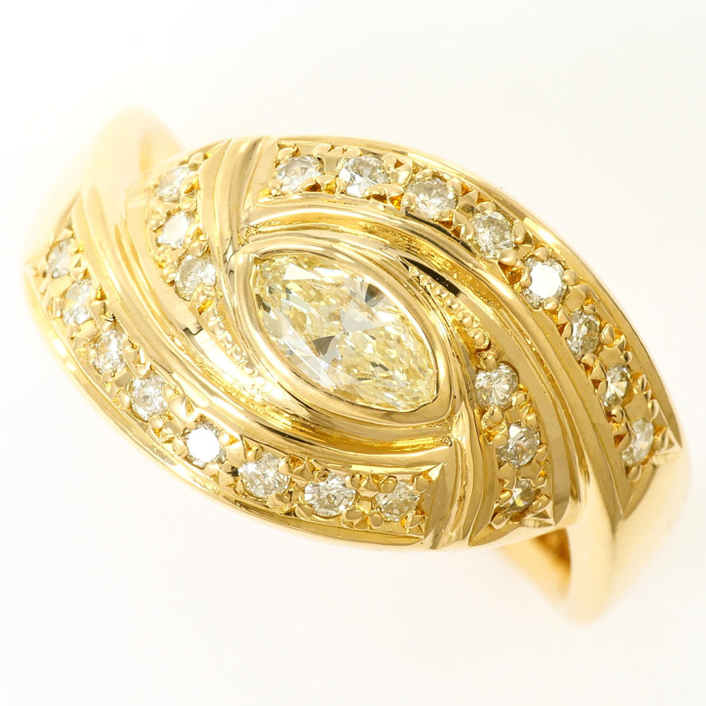 VINTAGE 18k Gold Diamond Ring